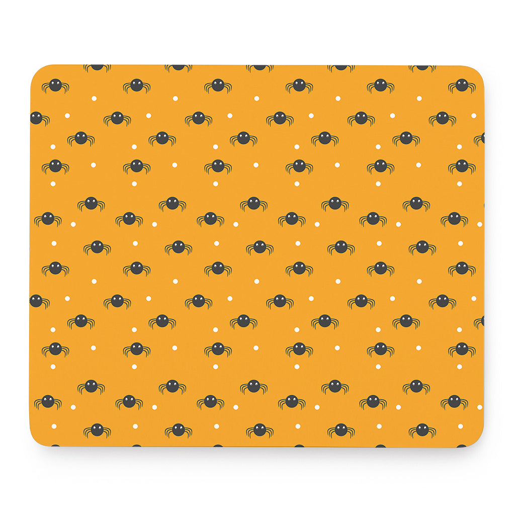 Halloween Spider Pattern Print Mouse Pad