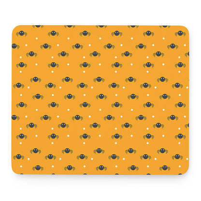 Halloween Spider Pattern Print Mouse Pad