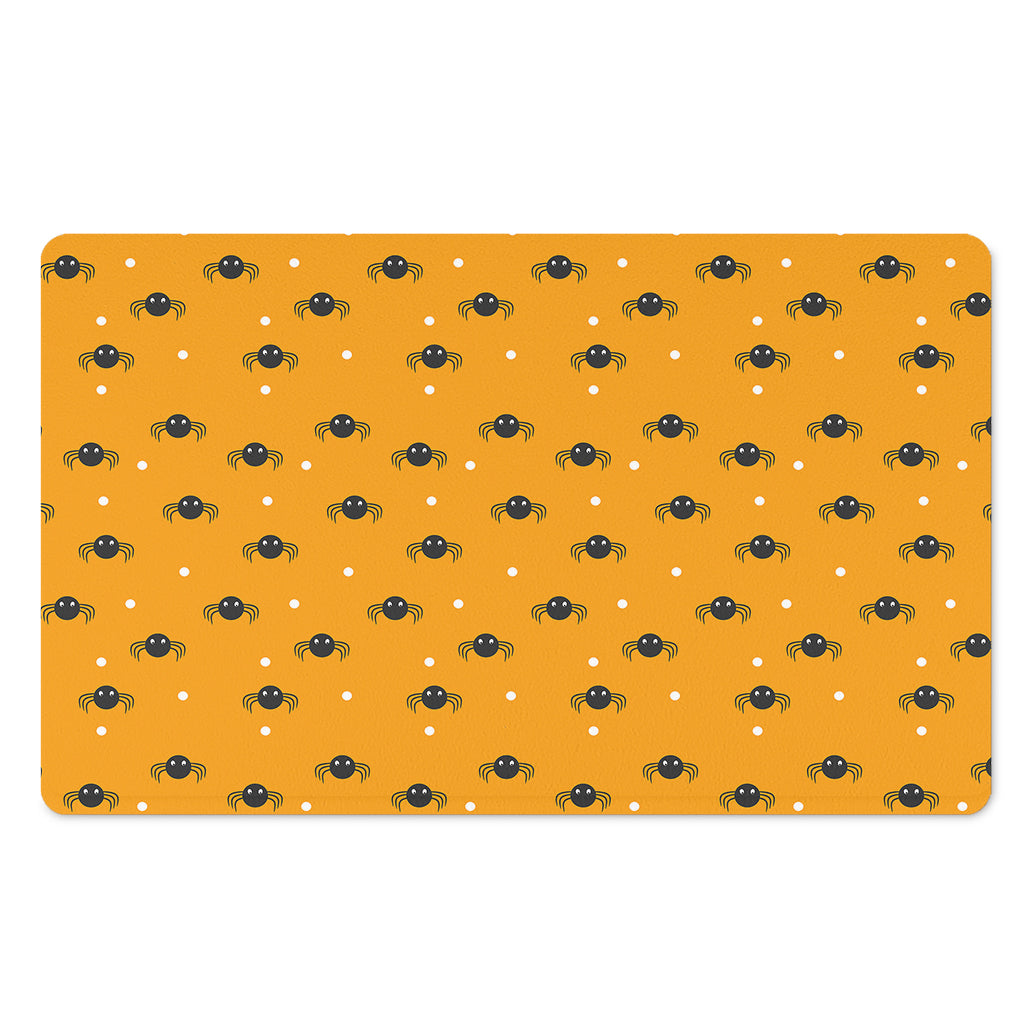 Halloween Spider Pattern Print Polyester Doormat