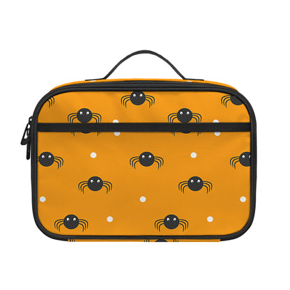 Halloween Spider Pattern Print Portable Lunch Bag