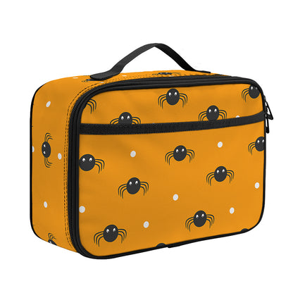 Halloween Spider Pattern Print Portable Lunch Bag