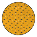 Halloween Spider Pattern Print Round Floor Mat