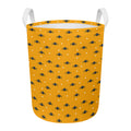 Halloween Spider Pattern Print Round Laundry Basket