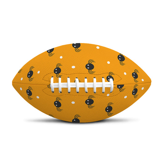 Halloween Spider Pattern Print Rugby Ball