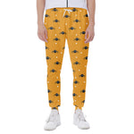Halloween Spider Pattern Print Scuba Joggers