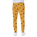 Halloween Spider Pattern Print Scuba Joggers