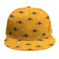 Halloween Spider Pattern Print Snapback Cap