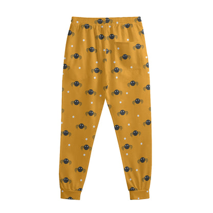Halloween Spider Pattern Print Sweatpants