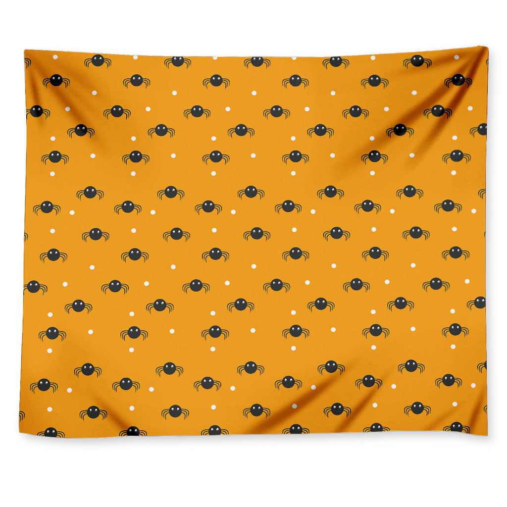 Halloween Spider Pattern Print Tapestry