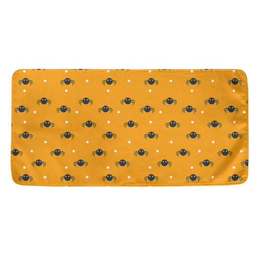 Halloween Spider Pattern Print Towel