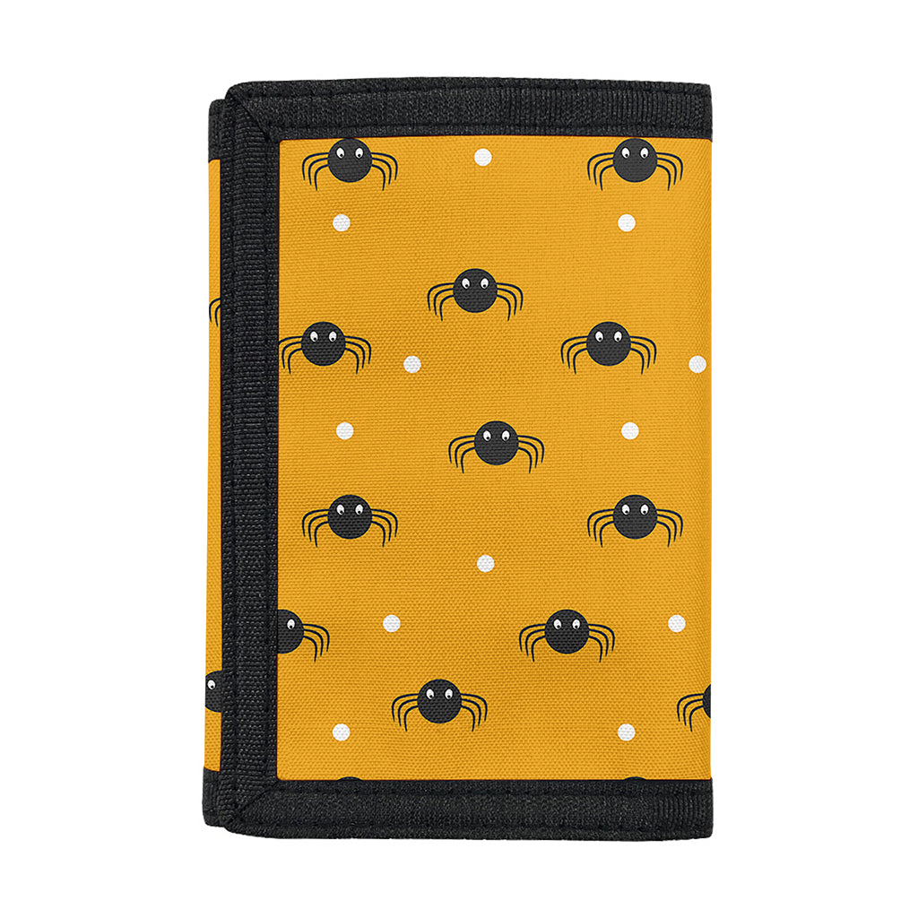Halloween Spider Pattern Print Trifold Wallet