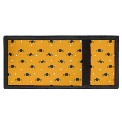 Halloween Spider Pattern Print Trifold Wallet