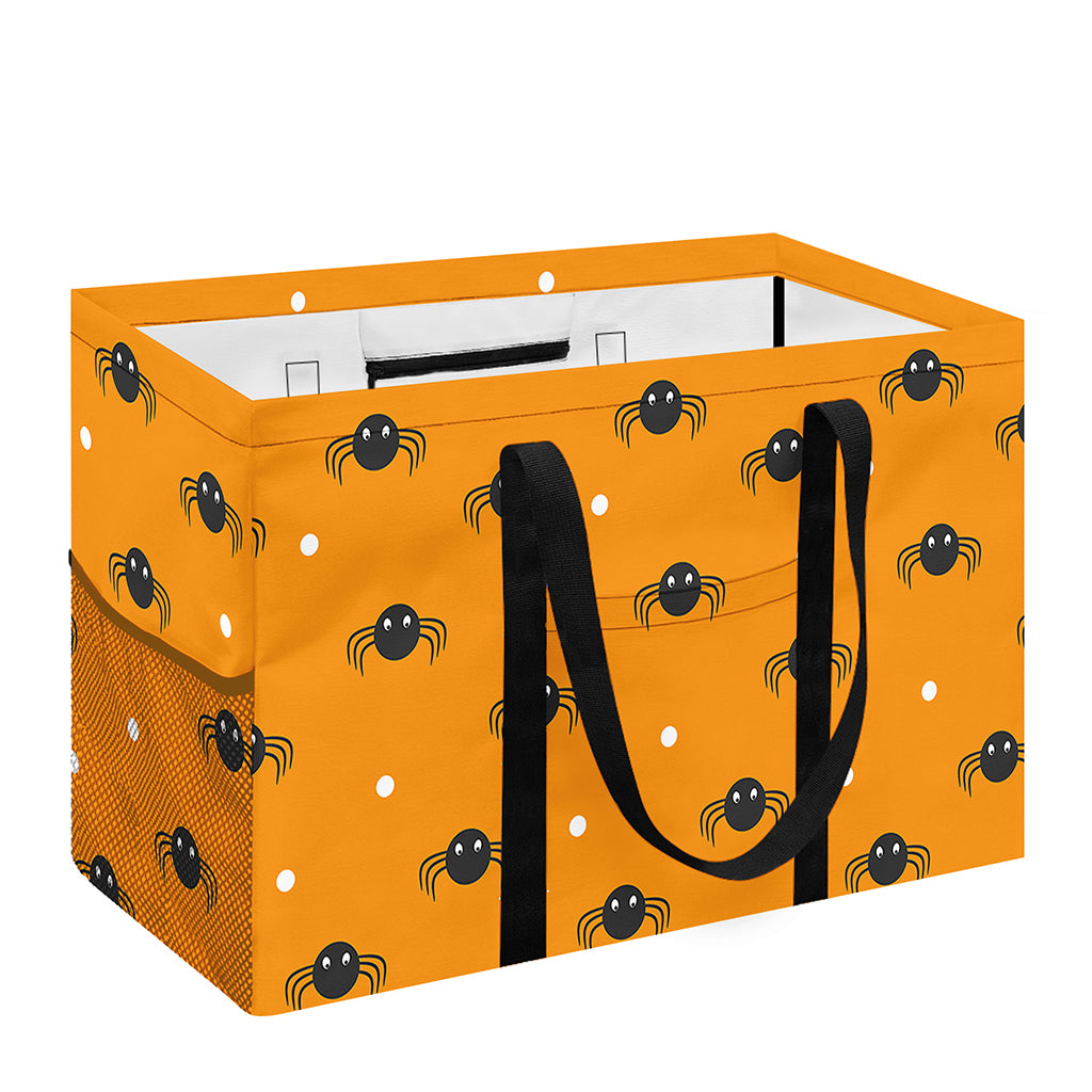 Halloween Spider Pattern Print Utility Tote Bag
