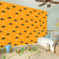 Halloween Spider Pattern Print Wall Sticker