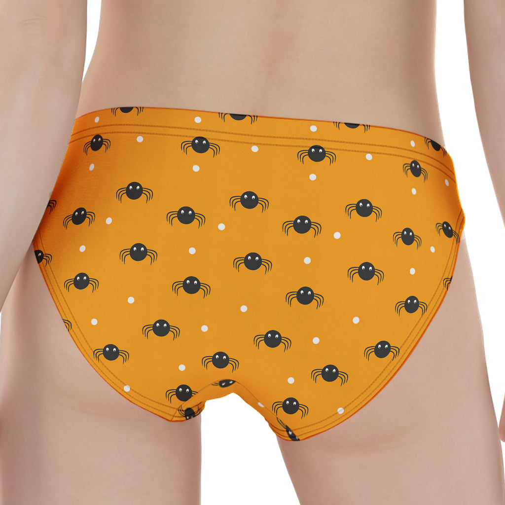 Halloween Spider Pattern Print Women's Panties