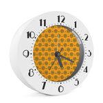 Halloween Spider Web Pattern Print Alarm Clock