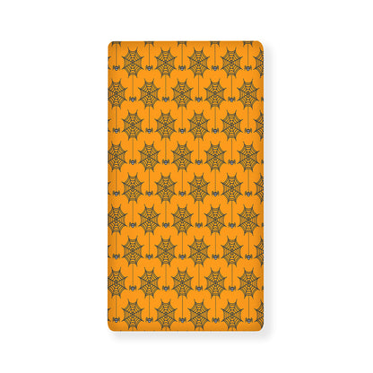 Halloween Spider Web Pattern Print Baby Crib Sheet