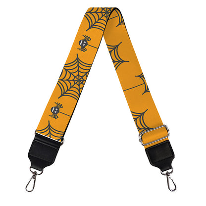 Halloween Spider Web Pattern Print Bag Strap