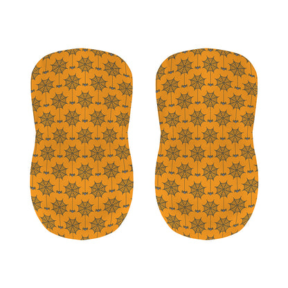 Halloween Spider Web Pattern Print Bar Stool Covers