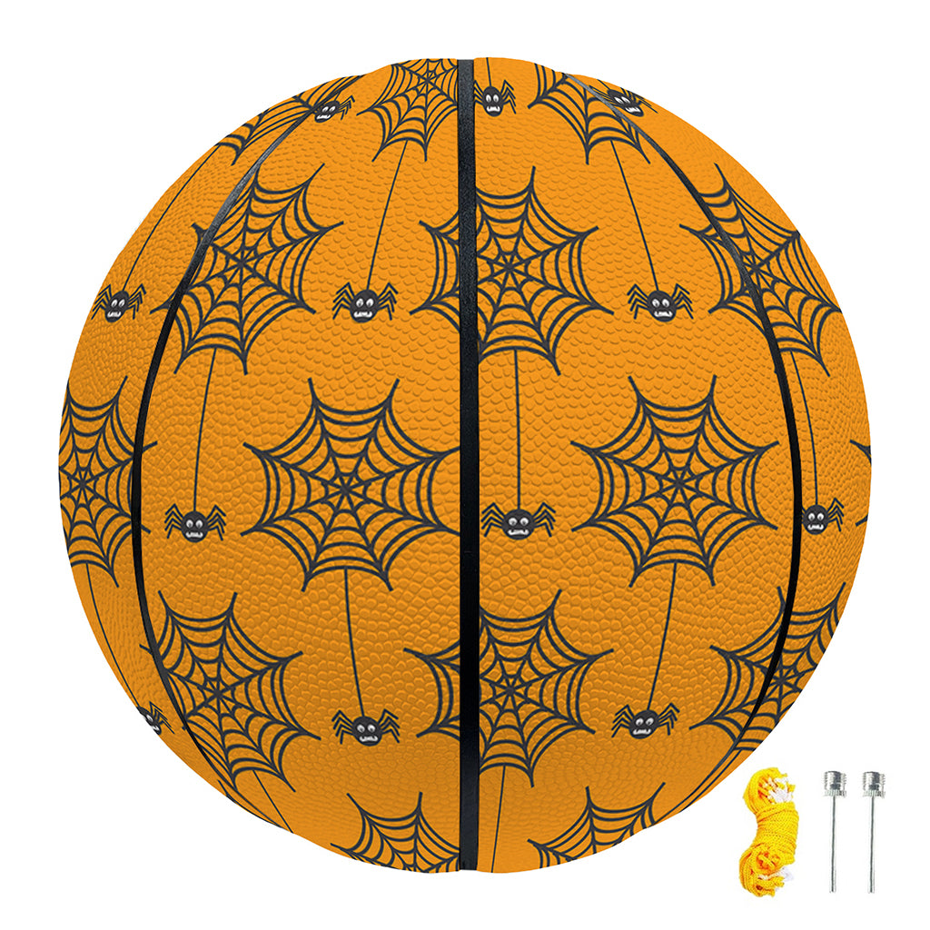 Halloween Spider Web Pattern Print Basketball