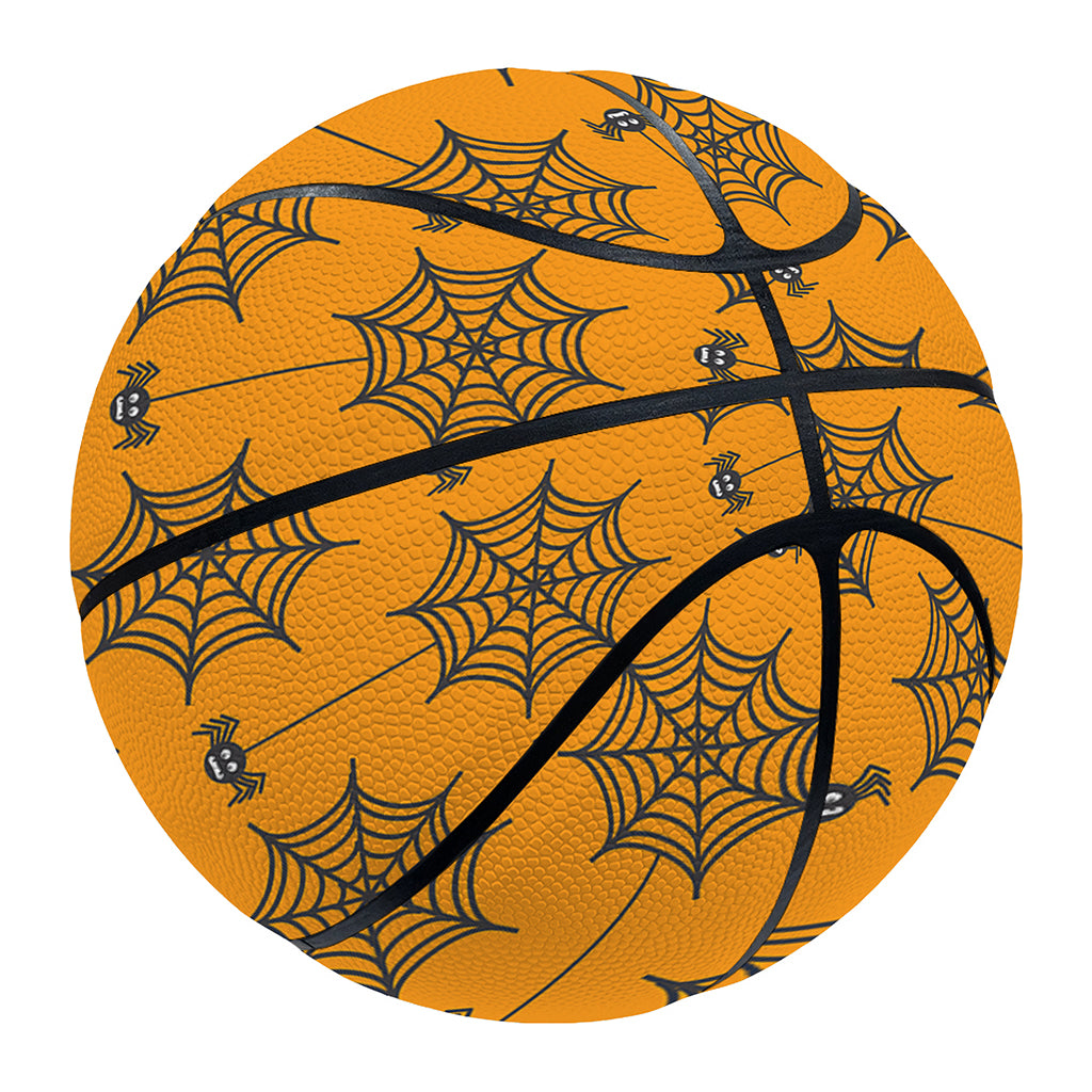 Halloween Spider Web Pattern Print Basketball