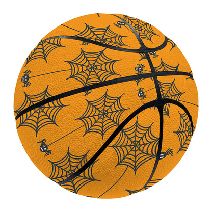 Halloween Spider Web Pattern Print Basketball