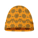 Halloween Spider Web Pattern Print Beanie