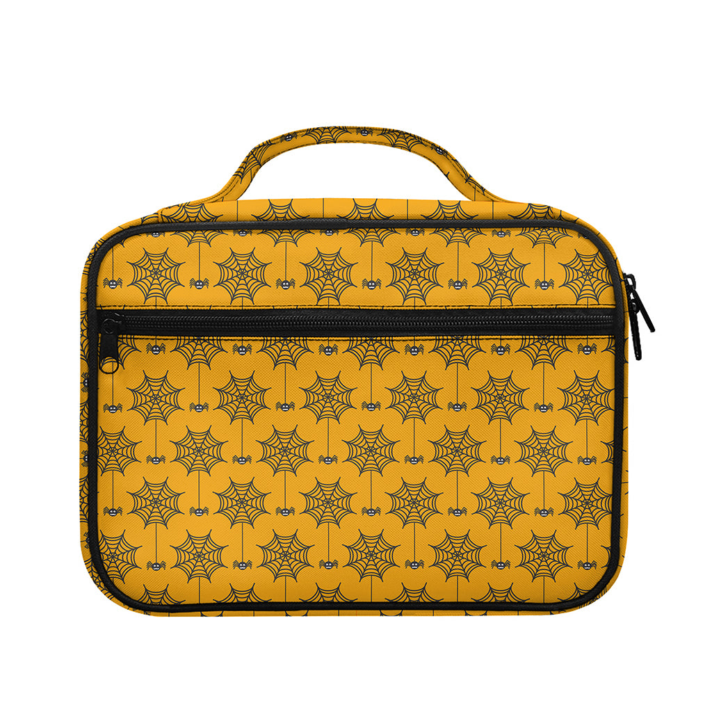 Halloween Spider Web Pattern Print Briefcase Bible Bag