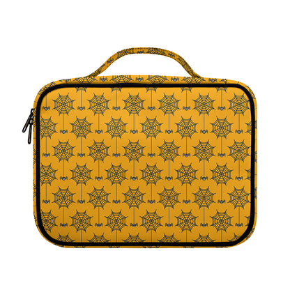 Halloween Spider Web Pattern Print Briefcase Bible Bag