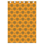 Halloween Spider Web Pattern Print Curtain