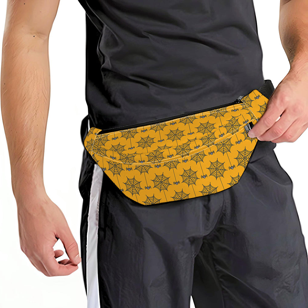Halloween Spider Web Pattern Print Fanny Pack