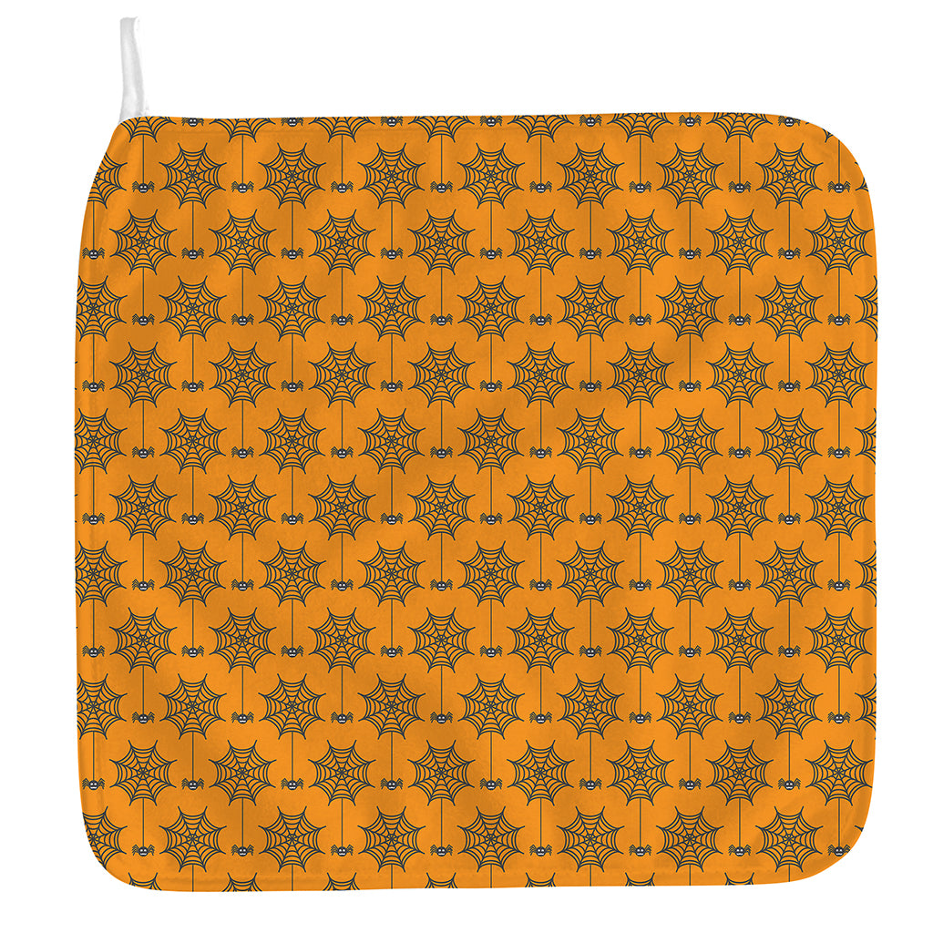 Halloween Spider Web Pattern Print Hand Towel