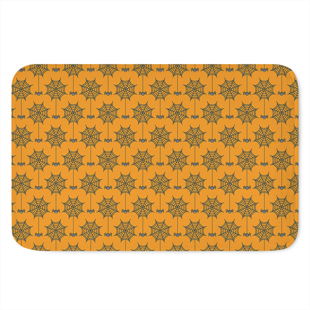 Halloween Spider Web Pattern Print Indoor Door Mat
