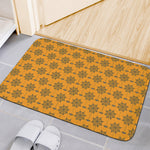 Halloween Spider Web Pattern Print Indoor Door Mat