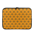 Halloween Spider Web Pattern Print Laptop Sleeve