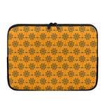 Halloween Spider Web Pattern Print Laptop Sleeve