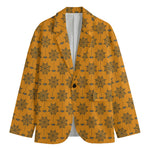 Halloween Spider Web Pattern Print Men's Blazer