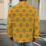 Halloween Spider Web Pattern Print Men's Shirt Jacket