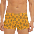 Halloween Spider Web Pattern Print Men's Short Boxer Briefs