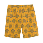 Halloween Spider Web Pattern Print Men's Sports Shorts