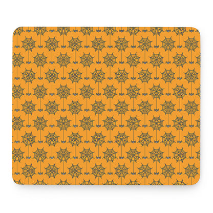 Halloween Spider Web Pattern Print Mouse Pad