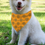 Halloween Spider Web Pattern Print Over The Collar Dog Bandana