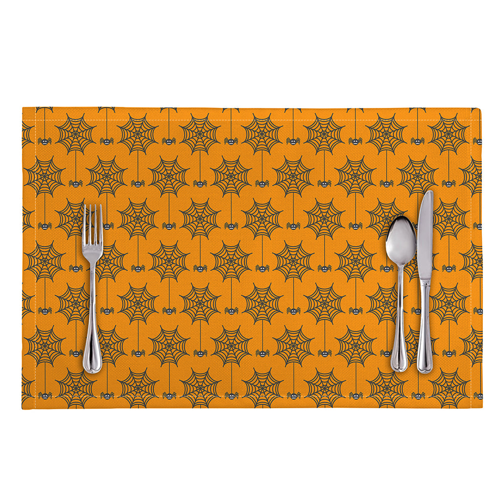 Halloween Spider Web Pattern Print Placemat