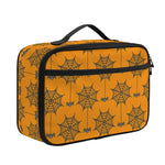Halloween Spider Web Pattern Print Portable Lunch Bag