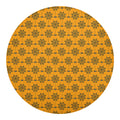Halloween Spider Web Pattern Print Round Blanket