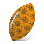 Halloween Spider Web Pattern Print Rugby Ball