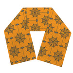 Halloween Spider Web Pattern Print Scarf