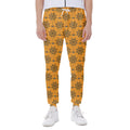 Halloween Spider Web Pattern Print Joggers