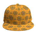 Halloween Spider Web Pattern Print Snapback Cap