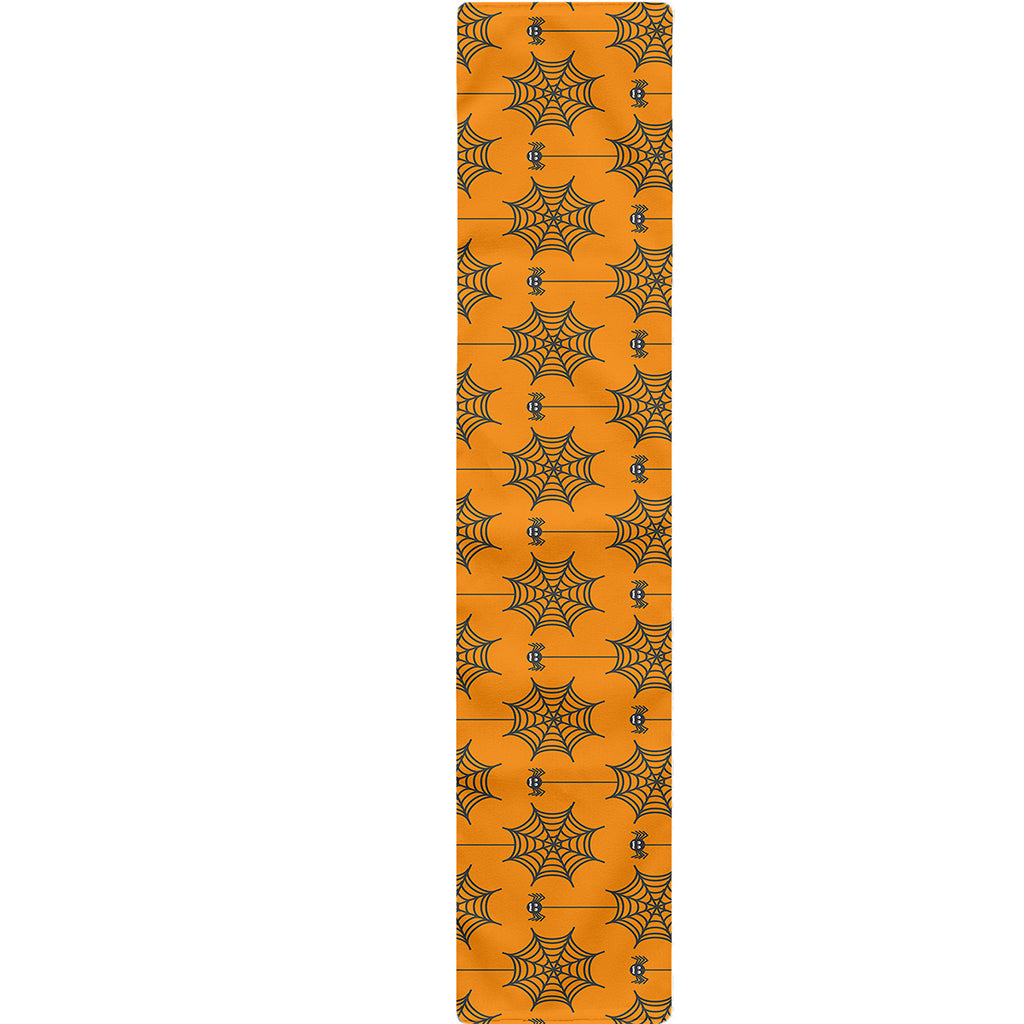 Halloween Spider Web Pattern Print Table Runner